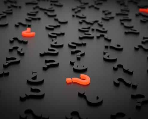points d'interrogation